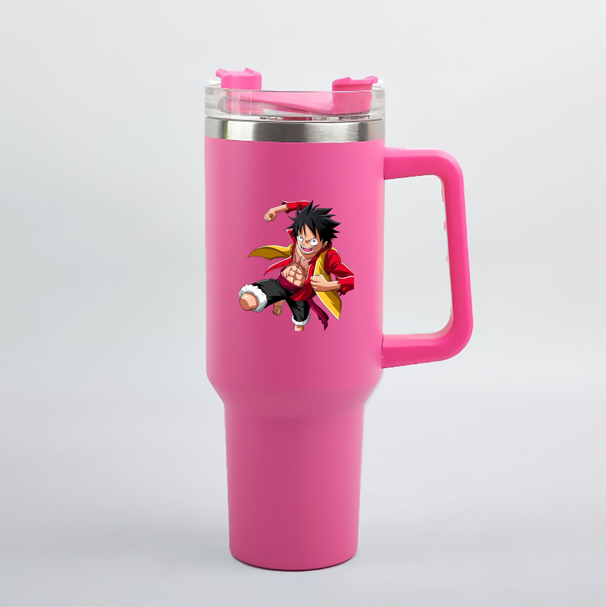 ワンピース モンキー・D・ルフィ ONE PIECE Monkey D. Luffy 1200mL車用タンブラー（カラープリント）